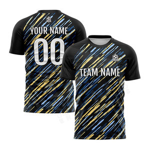 Maillot de football en polyester 100% sublimé, dernier design, couleur et logo personnalisés, séchage rapide, respirant, unisexe, adulte, France - Product Image 2