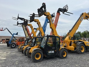 Buen trabajo, carretilla elevadora telescópica usada de 3-5 toneladas, producto FR, obras de construcción, carretilla elevadora diésel todoterreno de neumáticos sólidos 4WD, 14 Km/h 0,4 - Product Image 5