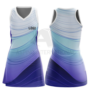 Uniforme de tennis à faible quantité minimale de commande uniforme de tennis de matériel durable d'uniforme de tennis de polyester du service 100% d'OEM - Product Image 1