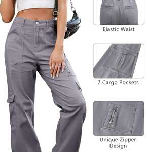 Top Fashion OEM ODM Cargo Pants Colección de pantalones Cargo transpirables - Product Image 5