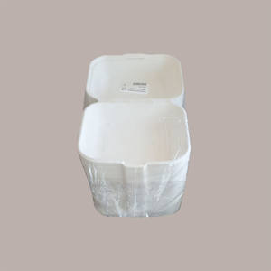 125pcs Jetable Panino Porte Boîte 185x140H74 Cellulose Pulp Take Away Lunch Box - Product Image 1