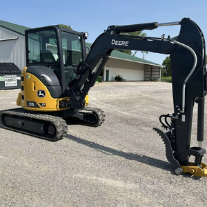 Mini excavadora John Deeres usada y nueva al mejor precio, máquina excavadora de orugas agrícola de entrega rápida con núcleo de motor - Product Image 2