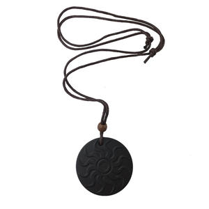 Bán buôn mặt dây chuyền đá núi lửa cân bằng lượng tử mới của công nghệ khoa học khoáng chất Hoonni, công nghệ nano, ion âm, OEM - Product Image 4