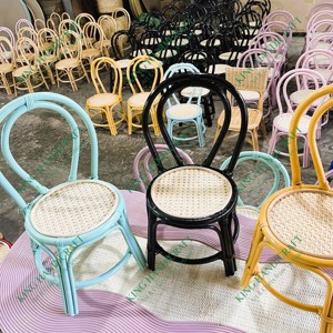 Modern Charming Rattan <b>Kid's</b> Chair Comfortable Stylish Seating Solution for Indoor Outdoor <b>Parties</b> Bedrooms Living Rooms Kitchen - Product Image 5