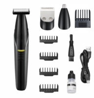 Tondeuses à cheveux sans fil rechargeables par USB professionnelles pour usage domestique, avec manuel d'utilisation en anglais pour hommes