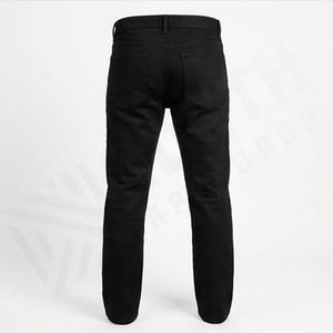 กางเกงยีนส์ทรงตรงผู้ชาย ระบายอากาศได้ดี ทรงสลิมฟิต สีฟอกแบบกำหนดเอง สวมใส่สบาย ทรงหลวม แต่งขาดเล็กน้อย ทนทาน ขายส่ง - Product Image 2