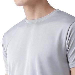 T-shirts d'été pour hommes en coton 100% respirant, style streetwear, couleur unie, taille grande, coupe ajustée, confortable et élégant - Product Image 5