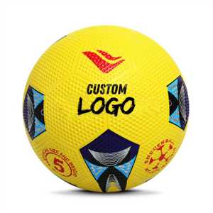 Balón de fútbol de goma con superficie de guijarros, caucho de alta densidad, diseño de 32 paneles, vuelo duradero y estable, ideal para recreación y promoción - Product Image 1