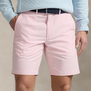 กางเกงขาสั้นลำลองผู้ชายผ้าออกซ์ฟอร์ด รูดเชือกผูกเอว ระบายอากาศได้ดี ผ้าฝ้าย 100% เป็นมิตรกับสิ่งแวดล้อม แห้งเร็ว ป้องกันรังสียูวี สำหรับฤดูร้อน - Product Image 2