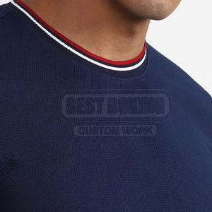 เสื้อยืดผ้าฝ้ายใส่สบายสำหรับผู้ชายเสื้อยืดดีไซน์สวย - Product Image 5