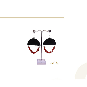 Boucles d'oreilles en cuir indien Boucles d'oreilles combinées en cuir Chip pour femmes PSDS - Product Image 5