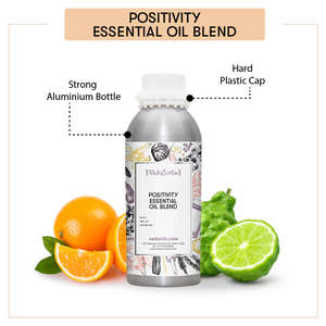 100% Pure Organic Essential Oil Blend Positivity Body Oil Herbal Citrus Ingredients Cold <b>Pressed</b> for Moisturizing Firming Box - Product Image 5