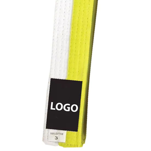 Cinturones de Karate de Color con logotipo personalizado profesional de alta calidad, superventas, Jiu Jitsu, Taekwondo, prácticas de Judo, equipo de artes marciales - Product Image 6