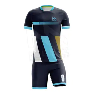 Pakistan Custom Factory Made Latest Sublimation Design Soccer Sports Football Training Uniform Sets kit For Sale