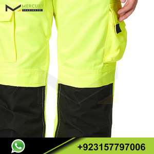 Top qualité Cargo pantalons hommes sécurité vêtements de travail salut vis, hiver, vêtements de travail réfléchissant sécurité vêtements Cargo pantalon travail pantalon - Product Image 6