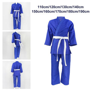 ชุดฝึกใส่ได้ทั้งชายและหญิงชุดเครื่องแบบ Jitsu ชุด2ชิ้นเสื้อยูโดคาราเต้ระบายอากาศพิมพ์โลโก้แบบกำหนดเอง - Product Image 4