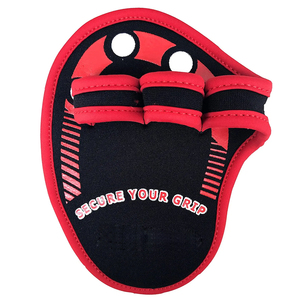 Almohadillas de agarre de mano para levantamiento de pesas, producto recién llegado de Color rojo y negro, calidad Premium, entrenamiento, gimnasio, ejercicio, Fitness - Product Image 2