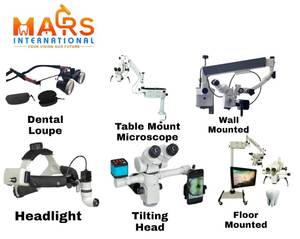 กล้องจุลทรรศน์ผ่าตัดทางทันตกรรมแบบพกพา gss 5ขั้นตอนพร้อมจอ LED ใหม่วิทยาศาสตร์และศัลยกรรม - Product Image 6