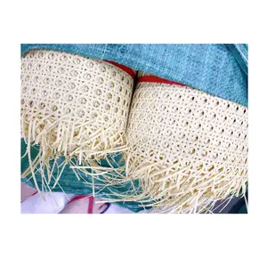 Rouleau de rotin sangle de canne matière première synthétique heet naturel meubles en plastique tissu osier rouleau de rotin - Product Image 1