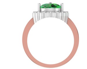 Personnalisable Original Lab Grown Moissanite Solitaire 14k/18k Or fin Bague de fiançailles pour femme en forme de poire IGI - Product Image 2