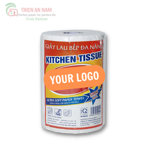 Rouleau de papier hygiénique-Rouleau standard de pâte de bois vierge multi-usages de haute qualité - Product Image 3