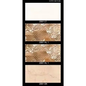 Designer Ceramic Tile 300x600mm Glazed Glossy Porcelain Wall Tiles 12x24 Plain Design for Interior Decor at <b>Cheap</b> Price - Product Image 6