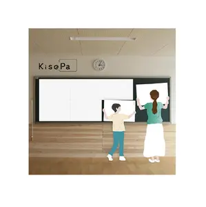 日本干擦便携式支架磁性黑色儿童学习白板