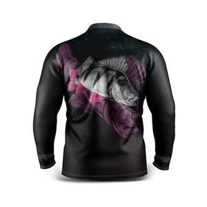 Nueva llegada OEM diseño personalizado UPF50 + protección solar ropa deportiva transpirable ropa de pesca polos 100% poliéster sublimación - Product Image 3