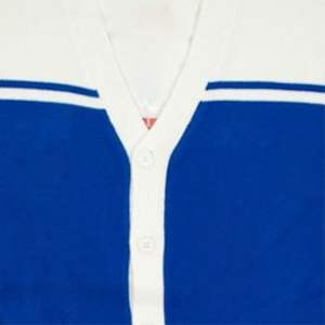 Cárdigan con cuello en V de alta calidad, prendas de punto acrílicas, suéter universitario, botón informal para invierno para hermandades, fraternidades - Product Image 3