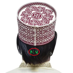 Gorro Hashaam Musulmán de Colores Personalizados, Gorro de Oración Hafiz Haji, Boinas de Poliéster 100% Algodón de Bangladesh - Product Image 1