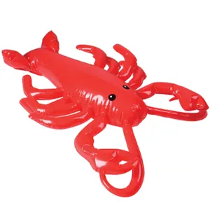 Wholesales Amazon Hot Sales Plastic Animal Decoration Inflate Lobster