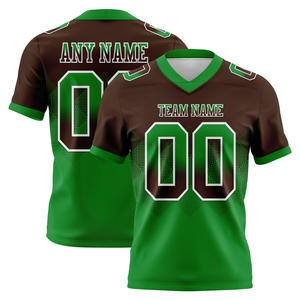 Couleurs personnalisées dégradé de sublimation forme carrée respirant grande taille à manches courtes drapeau d'été maillot de football maille personnalisée - Product Image 2