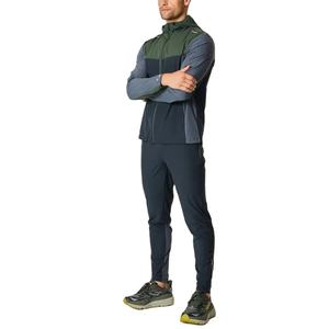 Conjuntos Deportivos Cortavientos con Capucha, Logotipo Personalizado, Ropa Deportiva Informal Ligera, Impermeable, Transpirable, con Forro Polar para Hombre - Product Image 1