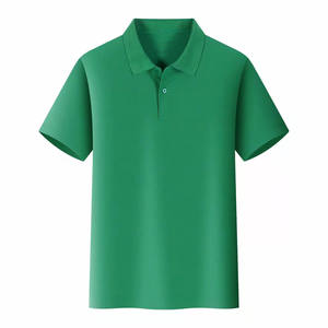 Chemises polo à manches courtes pour hommes avec logo personnalisé, respirantes, en tissu tricoté 100% polyester, design imprimé, t-shirt polo pour hommes - Product Image 6