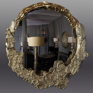 Espejo de Pared Decorativo para Interiores, Diseño de Hojas, Espejo Decorativo Clásico y Moderno, Múltiples Diseños de Acabado - Product Image 1