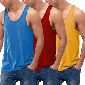 Mens Workout Gym Tank <b>Top</b> Muscle Fit Athletic Vest Lightweight Breathable <b>Sleeveless</b> Summer Casual Sports Tee Fashion - Product Image 2