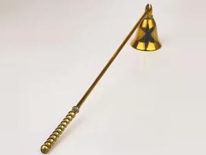 Abatidor de velas antiguas Abatidor de velas recubierto de oro decorativo Premium para uso de Hotel en casa - Product Image 3