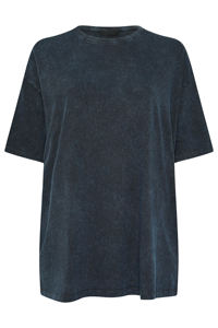 Venta caliente hecho a medida 100% algodón lavado con ácido camiseta Oversize Casual wear transpirable de talla grande Hip Hop camiseta de mujer - Product Image 4