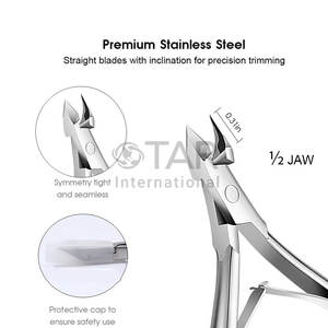 Cortacutículas Profesional de Acero Inoxidable, Pinzas para Cutículas, Removedor de Cutículas, Herramientas de Manicura y Pedicura - Product Image 2