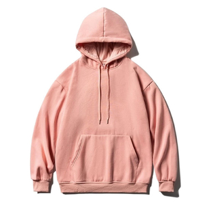เสื้อมีฮู้ดแบบสวมหัวสำหรับผู้ชายผ้าคอตตอนผสมมีฮู้ดโอเวอร์ไซส์ผ้าคอตตอนสี100% - Product Image 2