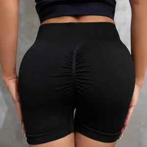 Women's <b>Two</b>-<b>Piece</b> Summer <b>Mesh</b> Yoga Shorts Breathable Fabric With Spandex Nylon Running Sports Fitness Color - Product Image 5