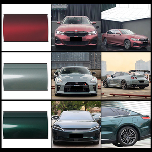Bonne qualité extensible voiture Wrap vinyle PVC PET voiture Film de Modification de couleur pour voiture Wrap Film teinté - Product Image 3