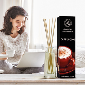 Diffuseur de parfum Aromatika Cappuccino 100ml en verre, parfum longue durée, sans parabène - Product Image 6