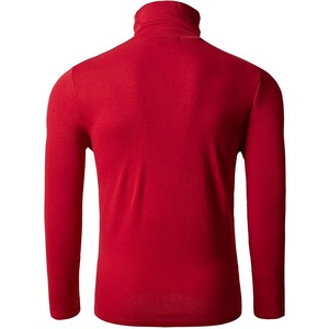 Men's Clothing <b>No</b> Brand Custom Cotton Plain Breathable Quick Dry Casual Loose Fit Long Sleeve O-Neck T-Shirt - Product Image 3