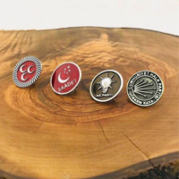 Conception 3D sans nickel de haute qualité émail personnalisé peint moulé sous pression en alliage de zinc insignes de revers papillon embrayage broche insigne Logo