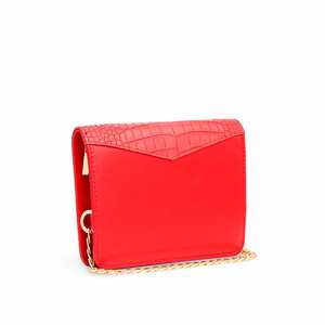 Cartera informal roja para mujer P97485 Bolsos de noche elegantes - Product Image 2
