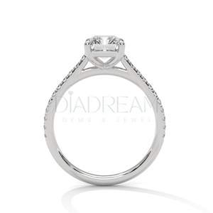 เครื่องประดับเพชรรูปมรกตแท้925สวยงามดีไซน์คลาสสิก - Product Image 4