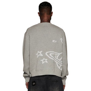 Suéteres de Invierno Personalizados para Hombre al por Mayor, Diseño Superior, Transpirables, Cálidos, de Punto, con Patrón Sólido, Ropa de Invierno - Product Image 3