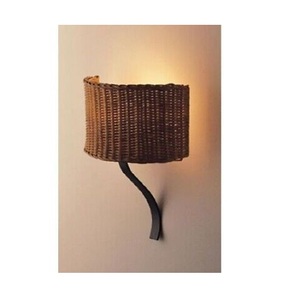 Lámpara de Pared LED de Mimbre Vintage Hecha a Mano, Estilo Tradicional, para Decoración del Hogar y Dormitorio, Colección Iqbal, Gran Venta - Product Image 2