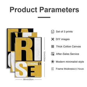 Multi-immagine Design appesa pittura versione verticale 2:3 tripla immagine tela arte - Product Image 5